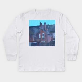 The Back Of Houses, York, England Kids Long Sleeve T-Shirt